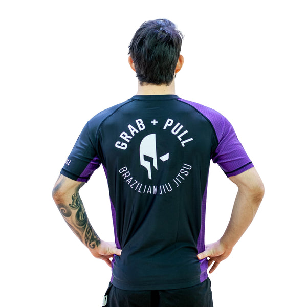 NEW IBJJF RANKING Rashguards, Purple Grab+Pull