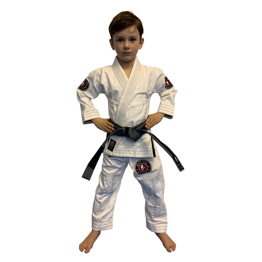Basico White 1.0 Kids Gi Ultra Light - FREE White Belt
