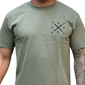 The X T-shirt, Military Green